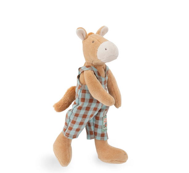 Grande Famille - Hugo Horse  Soft Toy, Mini (20cm) By Moulin Roty