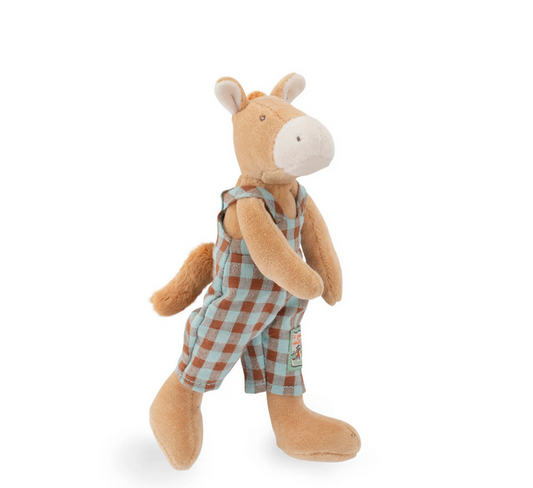 Grande Famille - Hugo Horse  Soft Toy, Mini (20cm) By Moulin Roty