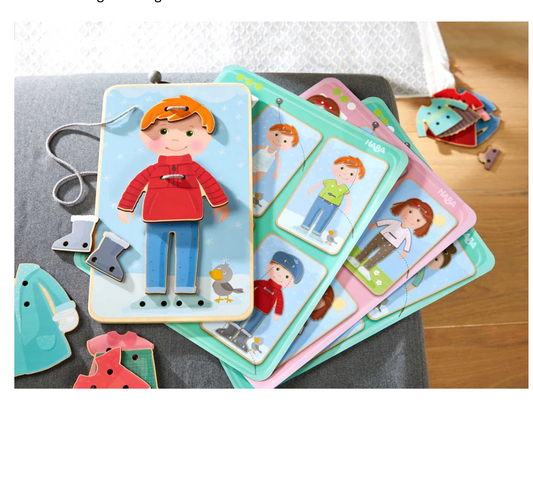 HABA Dress Me Threading & Lacing Game