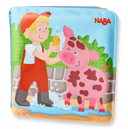 HABA Farm Animal Magic Color Changing Wash Away Bath Book