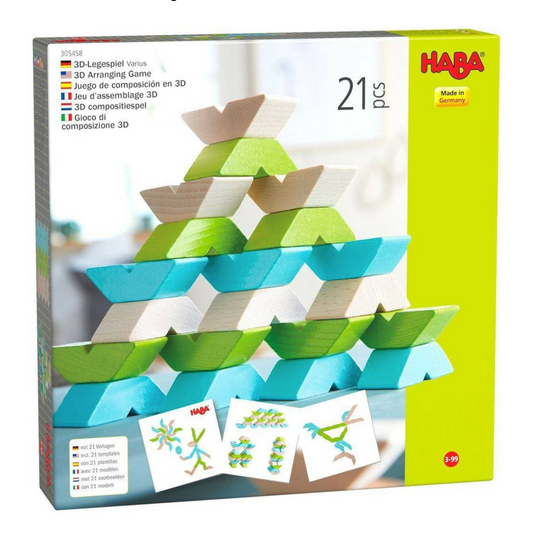 HABA Varius 21 Piece Wooden Building Blocks