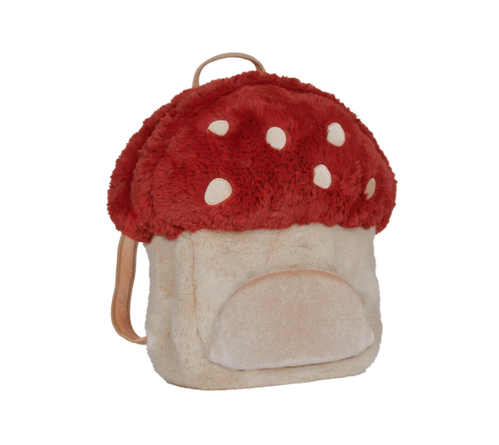 Hopalong Mushroom Backpack - Red by Olli Ella