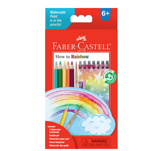 How To RainbowWatercolor Pencils Starter Set by Faber-Castell