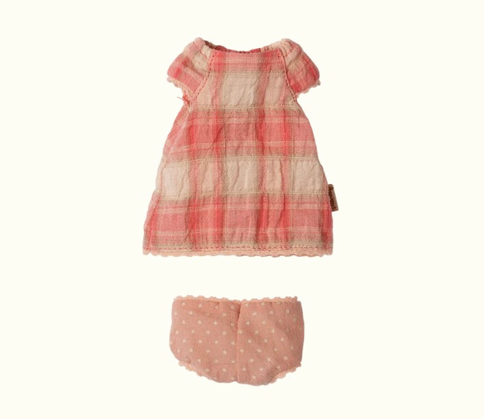 Dress, Teddy Junior Coral by Maileg