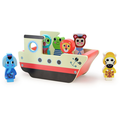Ingela P. Arrhenius - Boat with Animal Sounds By Vilac