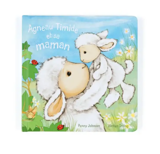 Jellycat - Book, Agneau Timide et sa Maman