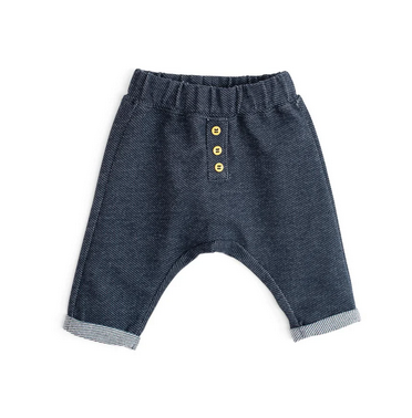 KASSIO Denim-Effect Diagonal Fleece Harem by Moulin Roty