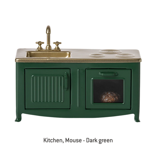 Kitchen, Mouse - Dark green by Maileg