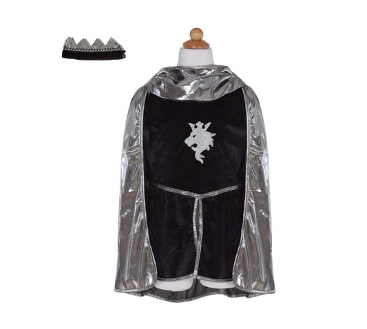 Knight Set with Tunic, Cape and Crown 5-6 Years by Great Pretenders