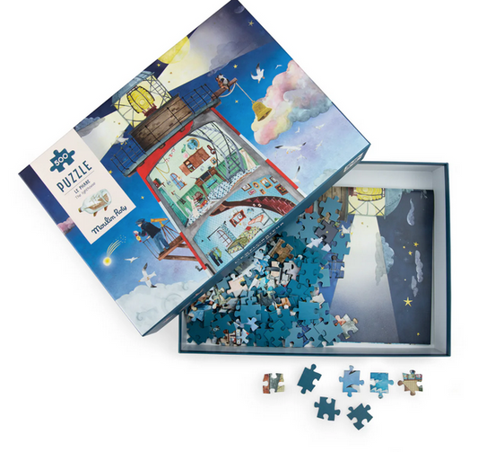 L'Explorateur - Lighthouse Puzzle 500 pcs by Moulin Roty