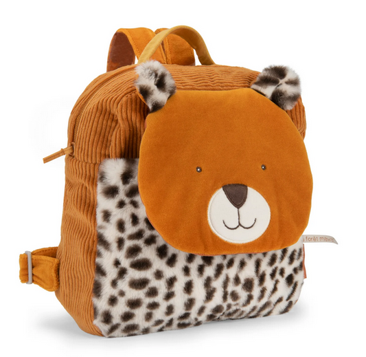 La Foret Mawa - Leopard Backpack by Moulin Roty