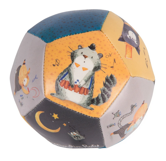 Les Moustaches - Soft Ball (10 cm) by Moulin Roty