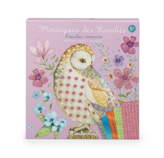 Les Rosalies - Mosaic Craft Kit by Moulin Roty