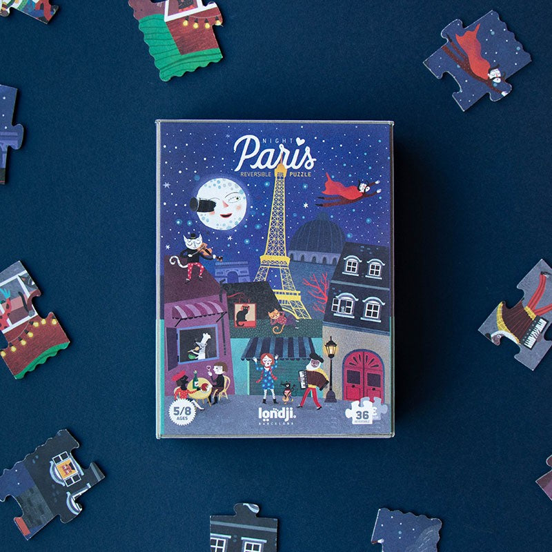 Night and day in Paris Puzzle by Londji
