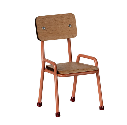 Maileg Chair, Mouse - Coral