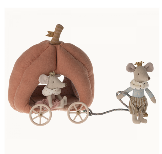 Maileg Pumpkin carriage, Mouse