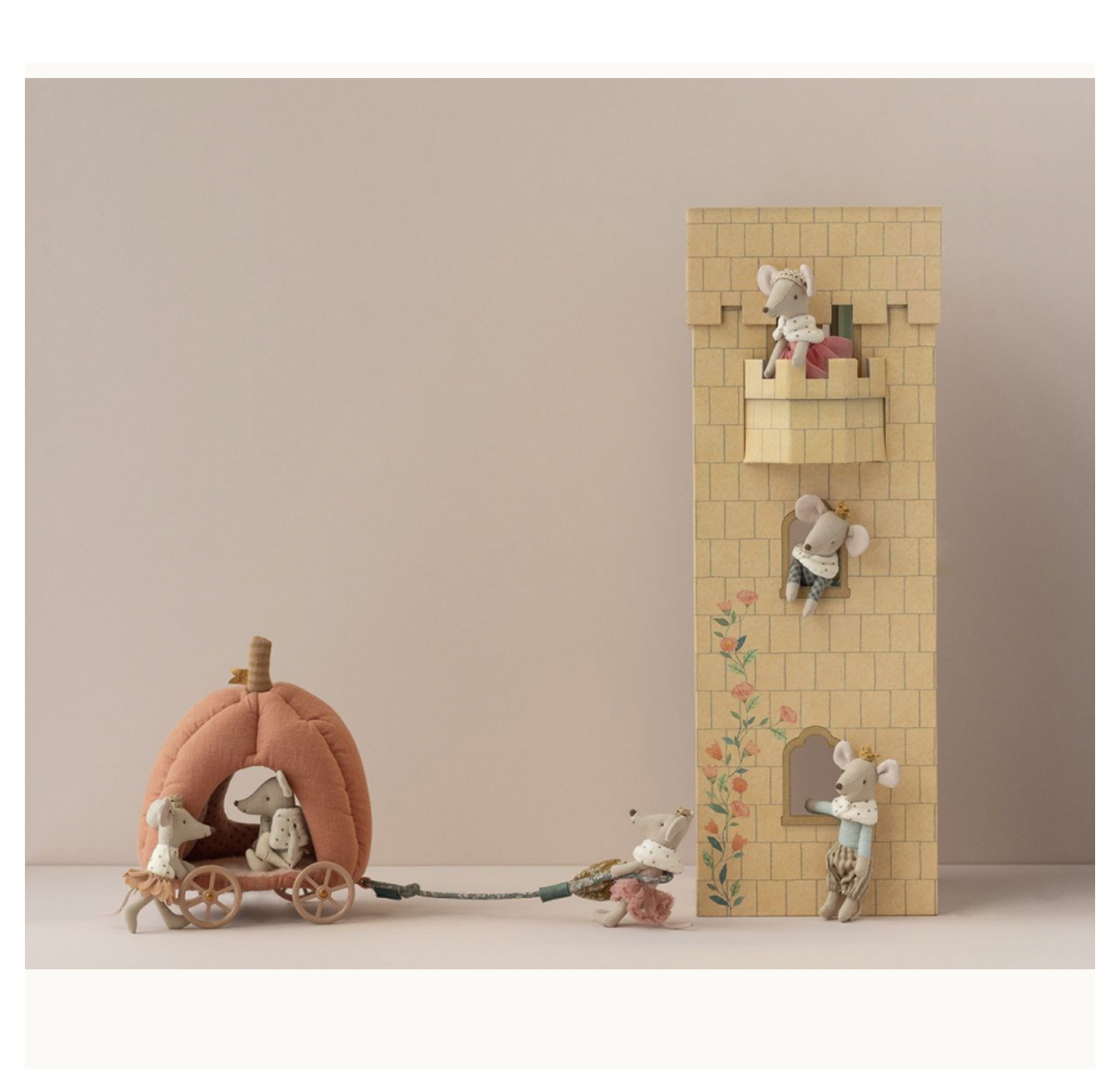 Maileg Pumpkin carriage, Mouse