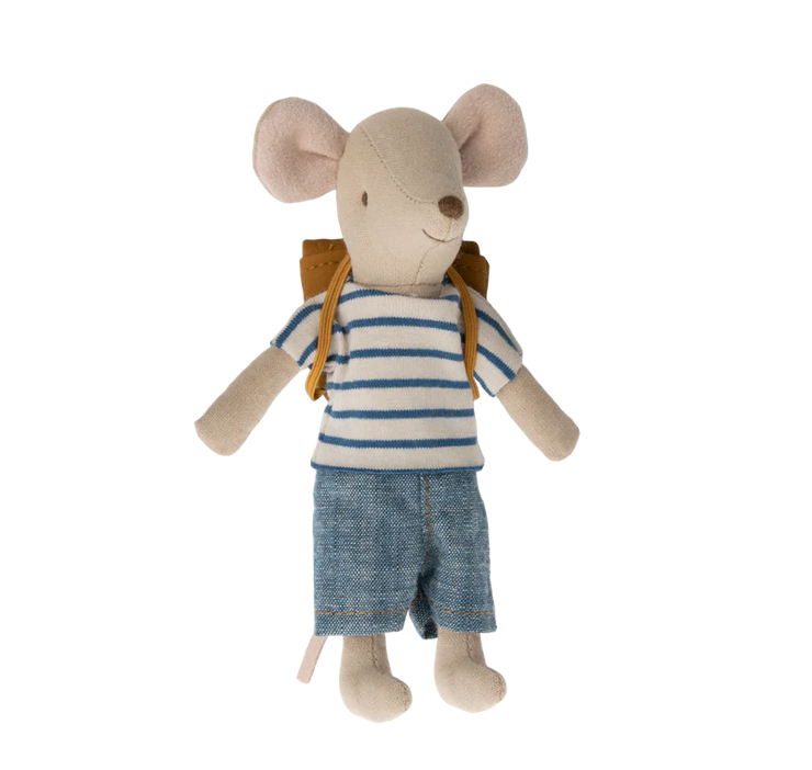 Maileg Tricycle mouse, Big brother Dark Blue