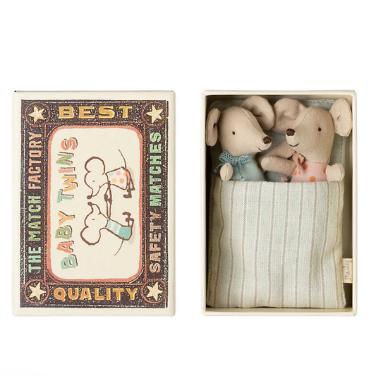 Maileg Twins, Baby mice in matchbox