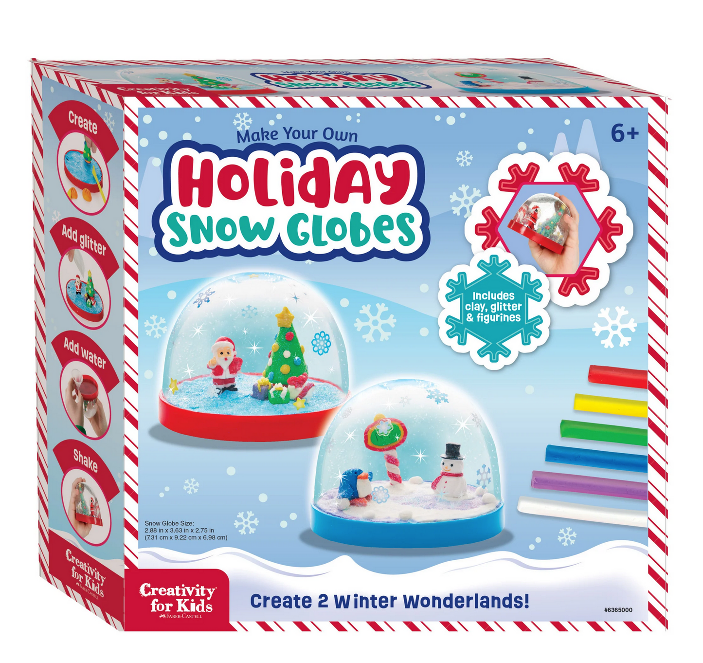 Make Your Own Holiday Snow Globes  by Faber-Castell