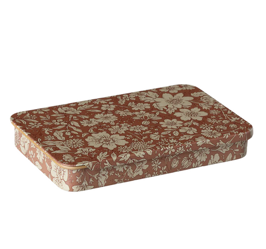 Metal box w. sliding lid, Blossom - Heather by Maileg
