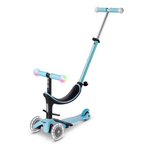 Micro Mini2Grow Magic LED Scooter Ocean Blue 1-6 Years