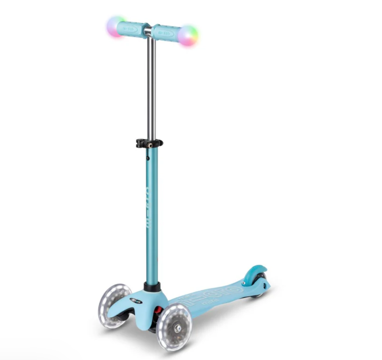 Micro Mini2Grow Magic LED Scooter Ocean Blue 1-6 Years