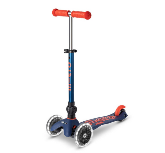 Micro Mini ( 2-5 Y )Deluxe Foldable LED Navy/Red