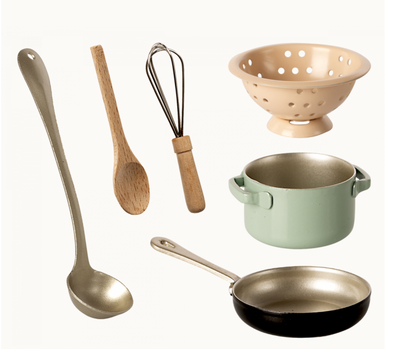 Miniature cooking set by Maileg