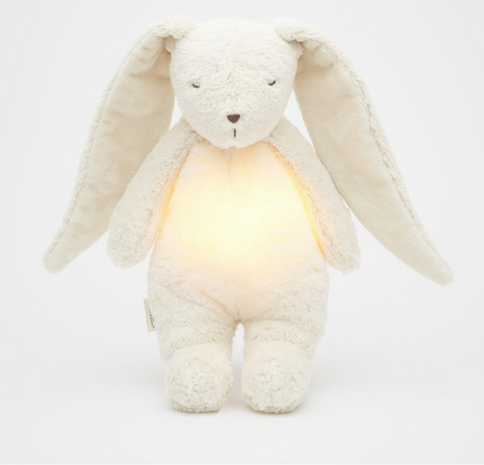 Moonie Organic Humming Bunny With Lamp - Polar