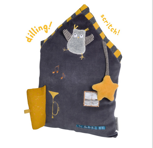 Moulin Roty - Moustaches - Activity House, Grey