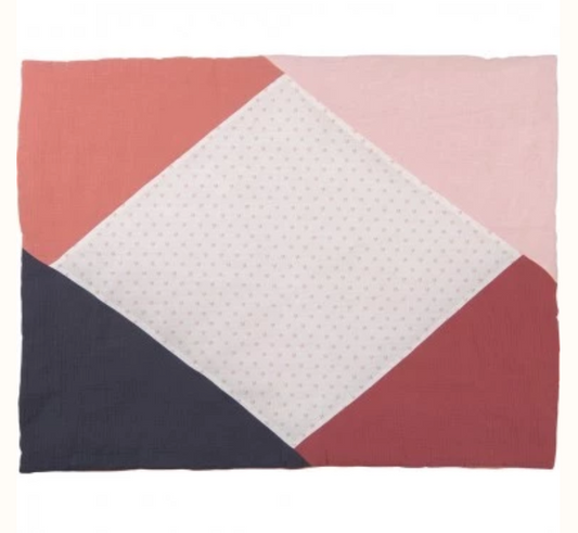 Moulin Roty  Apres La Pluie Plaid Patchwork