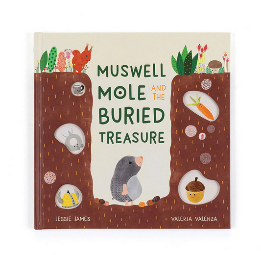 Muswell Mole and the Buried Treasure Book by Jellycat