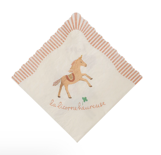 Napkin, Happy birthday - Unicorn by Maileg