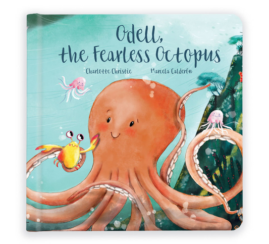 Odell, The Fearless Octopus Book by Jellycat