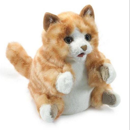 Orange Tabby Kitten by Folkmanis Puppets