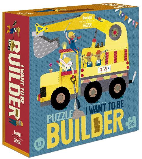 Puzzle - I Want to be a Builder  By Londji