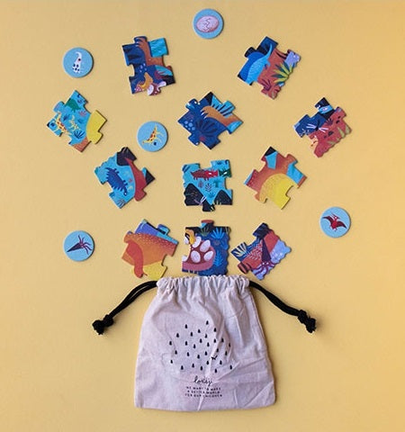 Pocket Puzzle - My Little Dino  By Londji & Mariana Ruiz Johnson