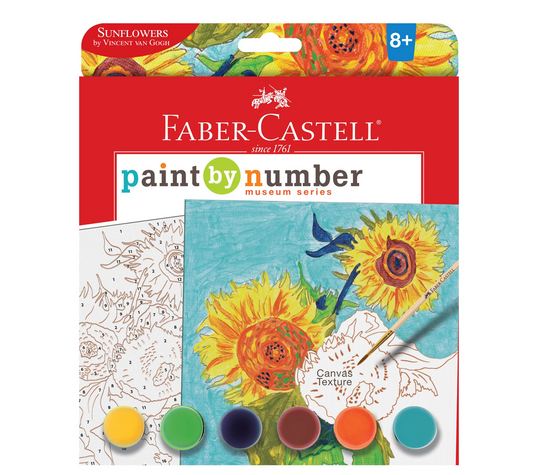 Paint by Number Museum Series - Sunflowers by Faber-Castell