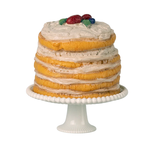 Party cake and cake stand, Mouse by Maileg