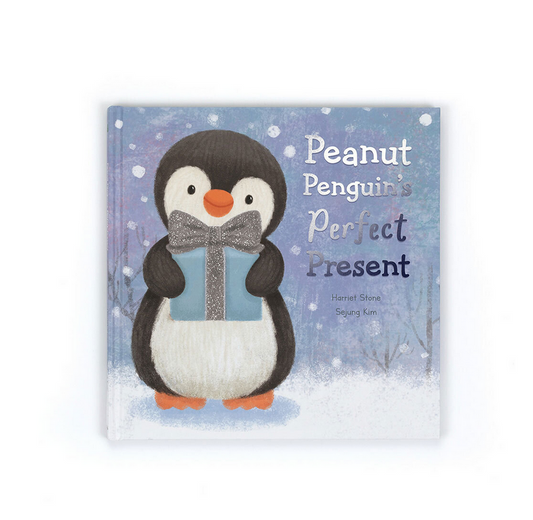 Peanut Penguin’s Perfect Present Book by Jellycat