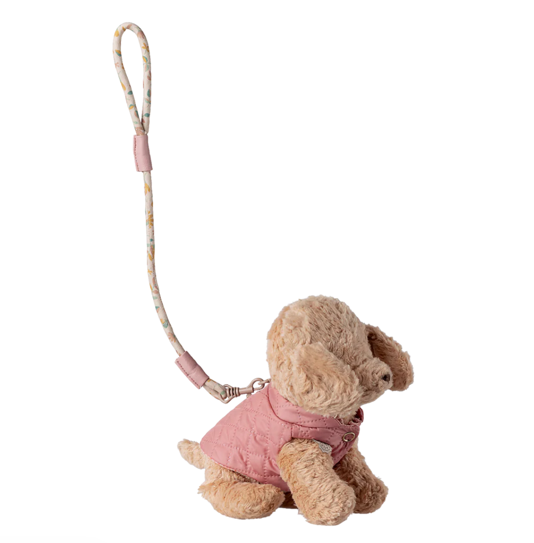Pet supply, Harness and leash - Rose by Maileg