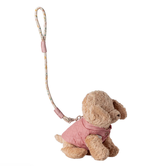 Pet supply, Harness and leash - Rose by Maileg