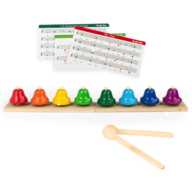 Popipop - 8 Musical Bells by Moulin Roty