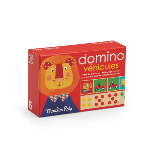 Popipop - Set of Wooden Dominoes by Moulin Roty