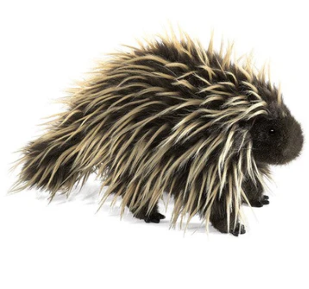 Porcupine puppet by Folkmanis Puppets