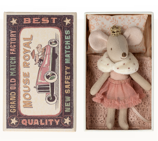 Princess mouse, Little sister in matchbox by Maileg
