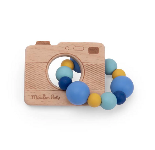 Puce & Pilou - Camera Teething Ring by Moulin Roty