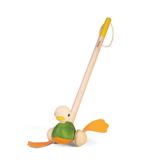 Push Along Duck by Plan Toys