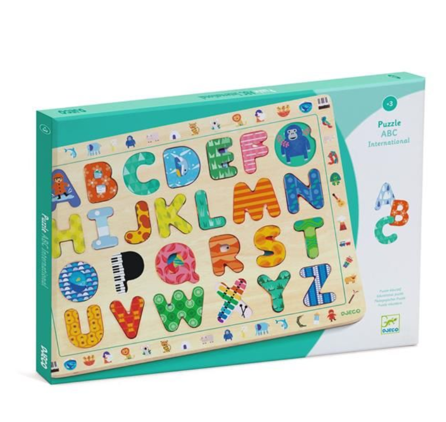 Puzzle Wood  ABC  by Djeco